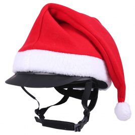 QHP Christmas Hat for Riding Hat