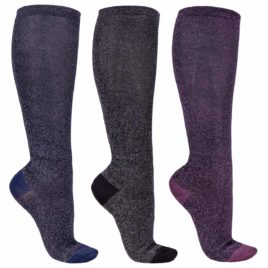 QHP Glitter Riding Socks