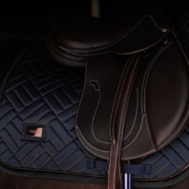 Equestrian Stockholm Dark Ocean Modern Jump Saddle Pad