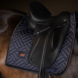 Equestrian Stockholm Dark Ocean Modern Dressage Saddle Pad